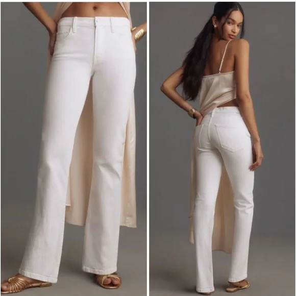 Mother Superior The Smarty Pants Skimp Jeans Totally Innocent White 24 NWT New - Picture 2 of 15